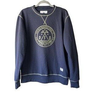 Penfield Vintage‎ 00’s Graphic Crewneck Sweatshirt Mens Size Medium Navy Blue